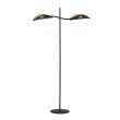 EMIBIG 1106/LP2 LAMPA PODŁOGOWA LOTUS LP2 BLACK/GOLD