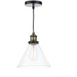 DAR RAY0175 RAY 1LT PENDANT ANT BRA CLEAR