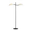 EMIBIG 1107/LP2 LAMPA PODŁOGOWA LOTUS LP2 WHITE/GOLD