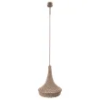 ANTIGO Lampa wisząca Mahaka 1 - Beżowa (260 mm) 5178