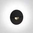 ONE LIGHT 68070/B/W Kavasila czarny wpust ścienny LED 3000K 1W 350mA IP65