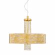 KOLARZ 0345.36.3.AQ.CH.OKPT EMOZIONE lampa wisząca złoto 24K