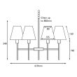 ELSTEAD LUCERNE HQ/LUCERNE 4LT 4Lt Chandelier