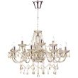 DAR RAP1206 RAPHAEL 12LT CHANDELIER CHAMPAGNE CRYSTAL