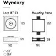 LABRA 4.1048 LAVA X1 WP Trimless edge.LED 12W On-Off