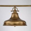 ELSTEAD Emery QZ-EMERY3P-WS 3 Light Island Chandelier - Weathered Brass