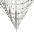 Step into design DP0339-400 gold Lampa wisząca WAVE złota 40 cm
