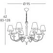 KOLARZ 0195.88.4 ASCOT żyrandol