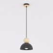 EMIBIG 1676/1S KAKI 1S BLACK LAMPA WISZĄCA