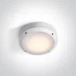 ONE LIGHT 67204/W Lagonisi biały plafon zewnętrzny 20W E27