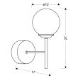 CANDELLUX 21-72832 BEST 2 KINKIET 1X40W E14 CHROM