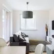 RENDL R13275 AINO 40 wisząca szara chrom 230V E27 28W