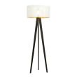 EMIBIG 1147/LP1 LAMPA PODŁOGOWA ASTON LP1 WHITE/GOLD