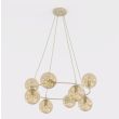 EMIBIG 1638/8 AZURA 8 MOKKA AMBER LAMPA WISZĄCA