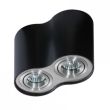 AZZARDO GM4200-BK-ALU / AZ0782 Bross 2 (black/aluminium) Lampa sufitowa