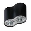 AZZARDO GM4200-BK-ALU / AZ0782 Bross 2 (black/aluminium) Lampa sufitowa