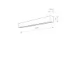 NOWODVORSKI STRAIGHT WALL LED M 7561 lampa wewnętrzna ścienna kinkiet