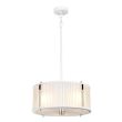 ELSTEAD Corona DL-CORONA-3P-WPN 3 Light Pendant - White Polished Nickel
