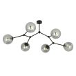 EMIBIG 1134/6 LAMPA SUFITOWA SPACE 6 BLACK/GRAFIT