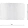 DAR INN1215 INNSBRUCK SPARE SHADE FOR INN4250 IVORY