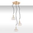 ARGON CRUZ 1462 lampa wisząca 3 pł. na okrągłej podsufitce
