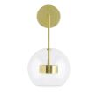 King Home XCW9148-1 Kinkiet CAPRI WALL złoty - 60 LED, aluminium, szkło
