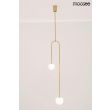 Moosee MSE010100288 Lampa wisząca LOW złota