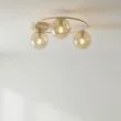EMIBIG 1634/3 SOPRA 3 MOKKA AMBER LAMPA SUFITOWA
