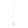 EMIBIG 1116/1 LAMPA WISZĄCA GLAM 1 WHITE/TRANSPARENT