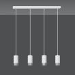 EMIBIG 814/4 LAMPA WISZĄCA FUMIKO 4 WH/CHROME