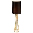 Step into design MF1235 Lampa podłogowa FILO-1 czarno - złota 145 cm