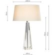 DAR CYP4208 CYPRUS T/L TAPERED CRYSTAL CW CYP1233 SH