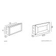 SU-MA Mur Led Inox C 04