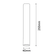 ANTIGO Plafon Yabu - Czarny IP44 (255 mm) 8074