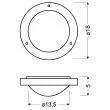 CANDELLUX 12-69955 AQUILA LAMPA SUFITOWA PLAFON 18 1X40W G9 SATYNA NIKIEL IP44 (BŻ)