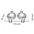 WYPRZEDAŻ MAYTONI DL024-2-02B Downlight Atom Downlight Black