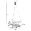 Hellux 1041125 Lampa Samolot duży niebieski