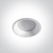 ONE LIGHT 10109FD/W/C Stegna oprawa typu downlight SMD LED IP54 4000K 9W dark light