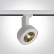 ONE LIGHT 65652T/W/W Afrato biały track spot COB LED o strukturze plastra miodu 3000K 30W
