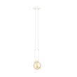 EMIBIG 1117/1 LAMPA WISZĄCA GLAM 1 WHITE/MIODOWY