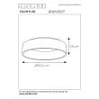 LUCIDE 46100/42/30 TALOWE LAMPA SUFITOWA - NOWOCZESNA