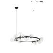 Moosee MSE010100284 Lampa wisząca ALURE 120 czarna