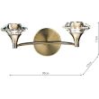 DAR LUT0975 LUTHER DWB CW CRYSTAL GLASS ANT BRA