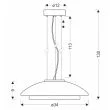 CANDELLUX STUDIO 31-51080 OMBRE 34 lampa wisząca