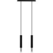 HELLUX 8620219 Lampa wisząca Madera2 klosz 2 pł czarny