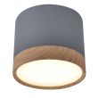 CANDELLUX 2275925 TUBA LAMPA SUFITOWA 9W LED 8,8/7,5 DREWNIANY+SZARY 4000K