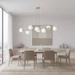 EMIBIG 1640/8 MAGNUS 8 MOKKA OPAL LAMPA WISZĄCA