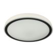 LIGHT PRESTIGE Plafon Vegas mały czarny 4000K 1xLED IP54 LP-550/1C S 4BK