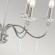 ELSTEAD FINSBURY PARK FP6 POL NICKEL 6Lt Chandelier/Semi-Flush