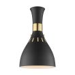 ELSTEAD Joan FE-JOAN1-MB 1 Light Wall Light - Midnight Black